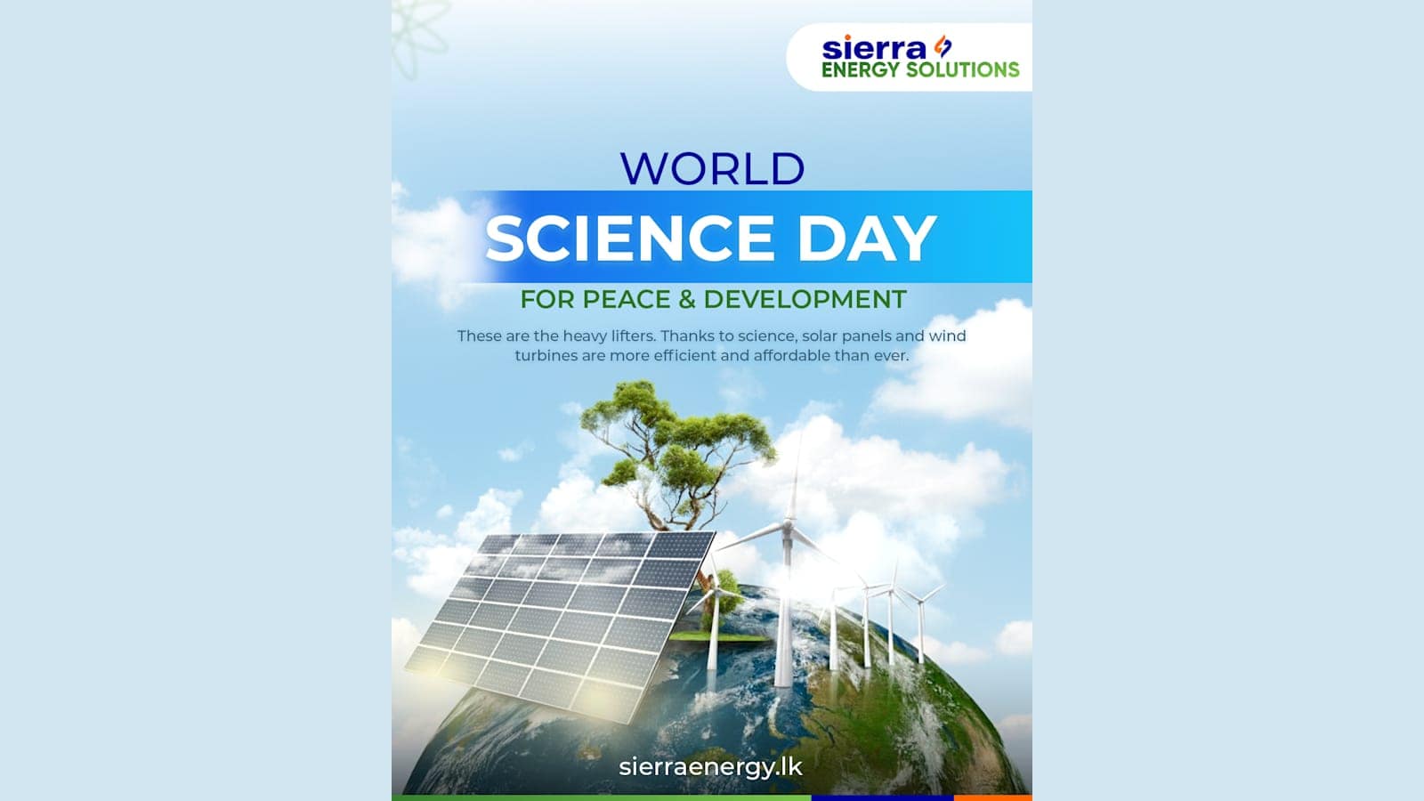 Sierra Energy Solutions — A year of occasion-led social creatives that gave Sri Lanka's solar brand a consistent, recognisable voice on the feed.