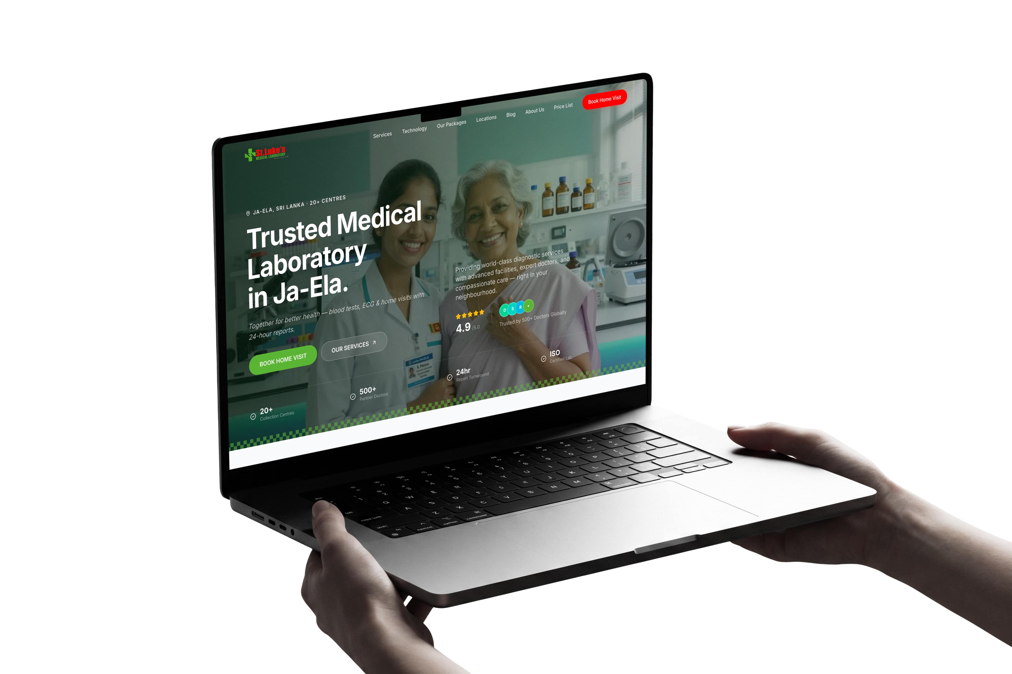 St Luke's Medical Laboratory — Web Design · Development · SEO